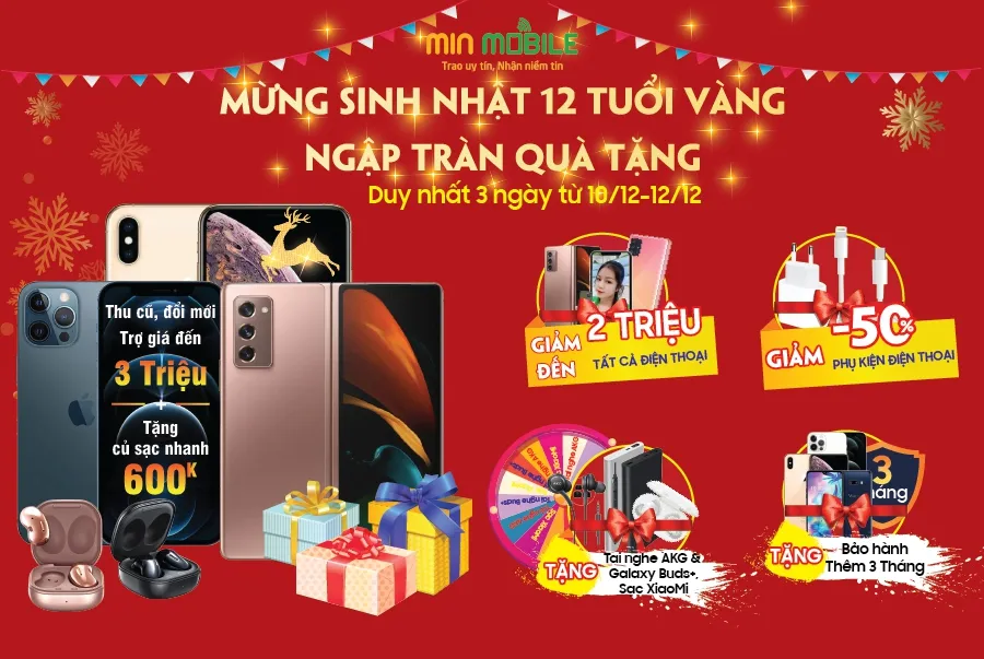 Sinh nhật 12 tuổi vàng, ngập tràn quà tặng